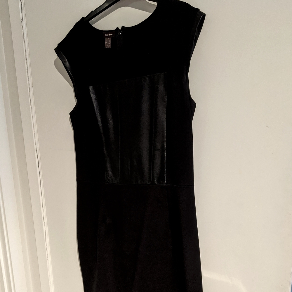 Danier leather insert dress